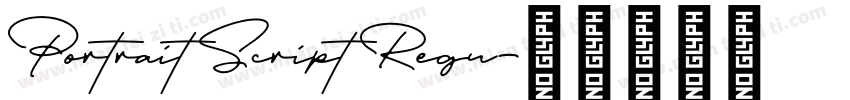 Portrait Script Regu字体转换